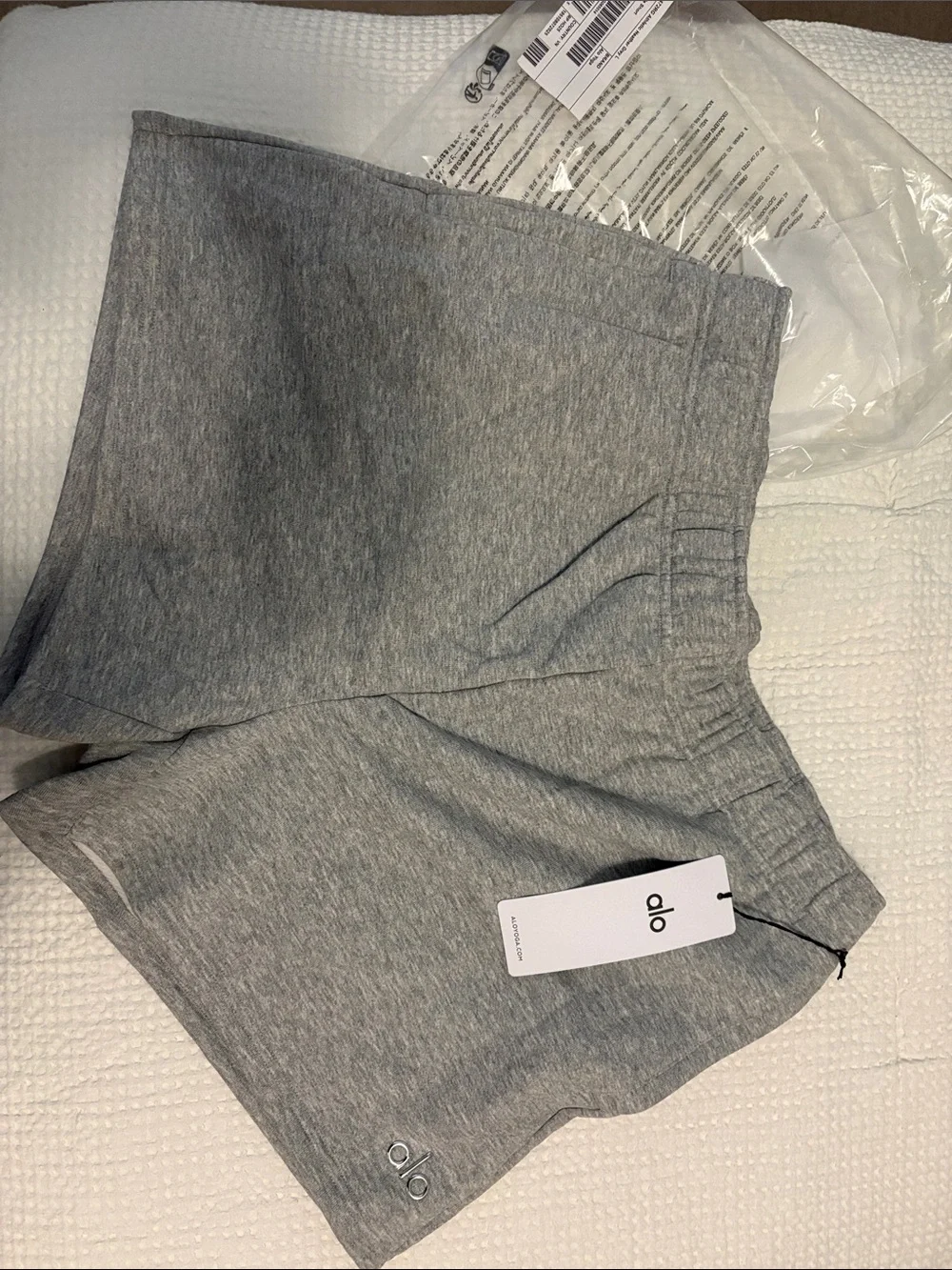 ALO Accolade Grey Women’s Athletic Lounge Shorts, BNWT